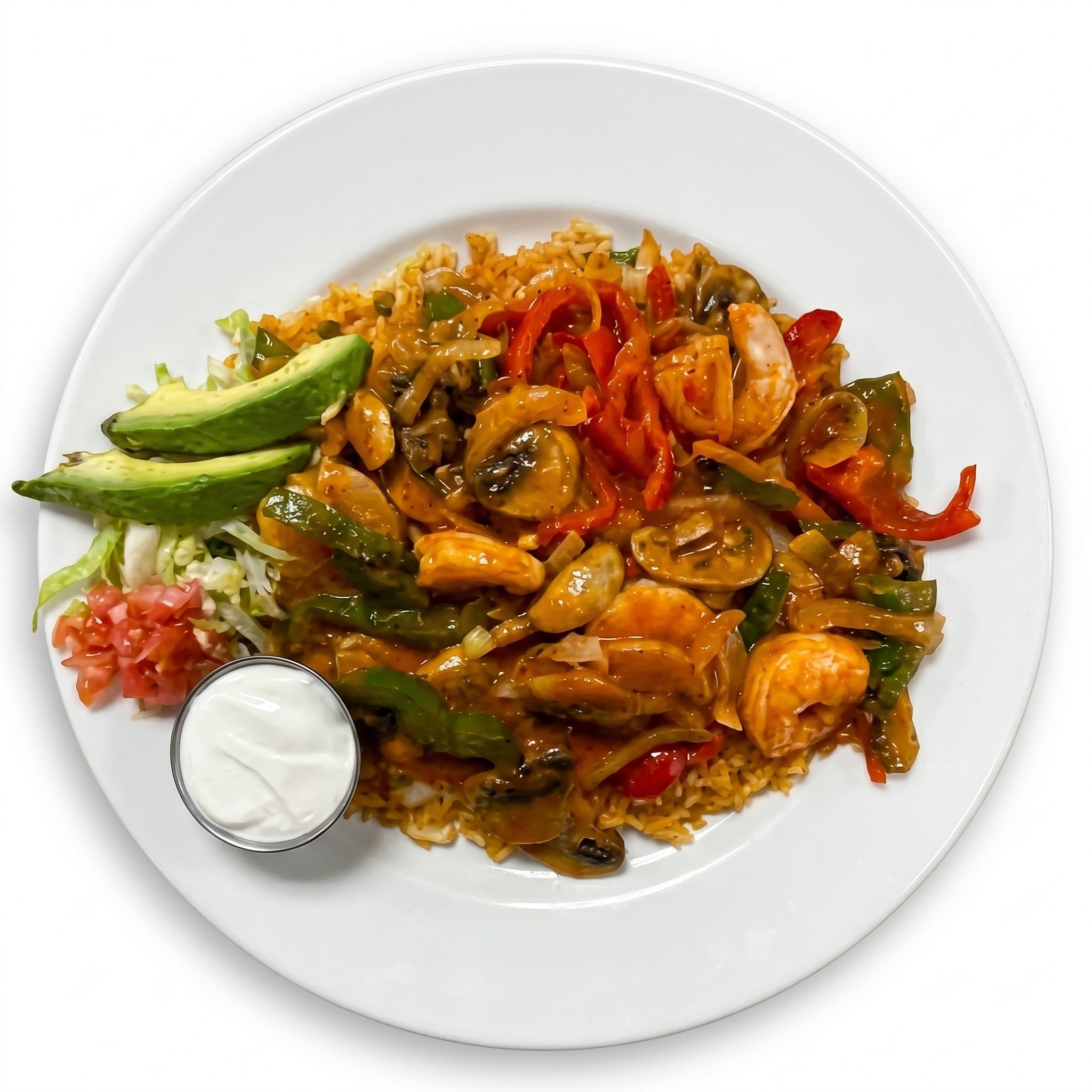 Arroz Con Camarones.
