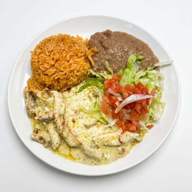 Pollo a la Crema.