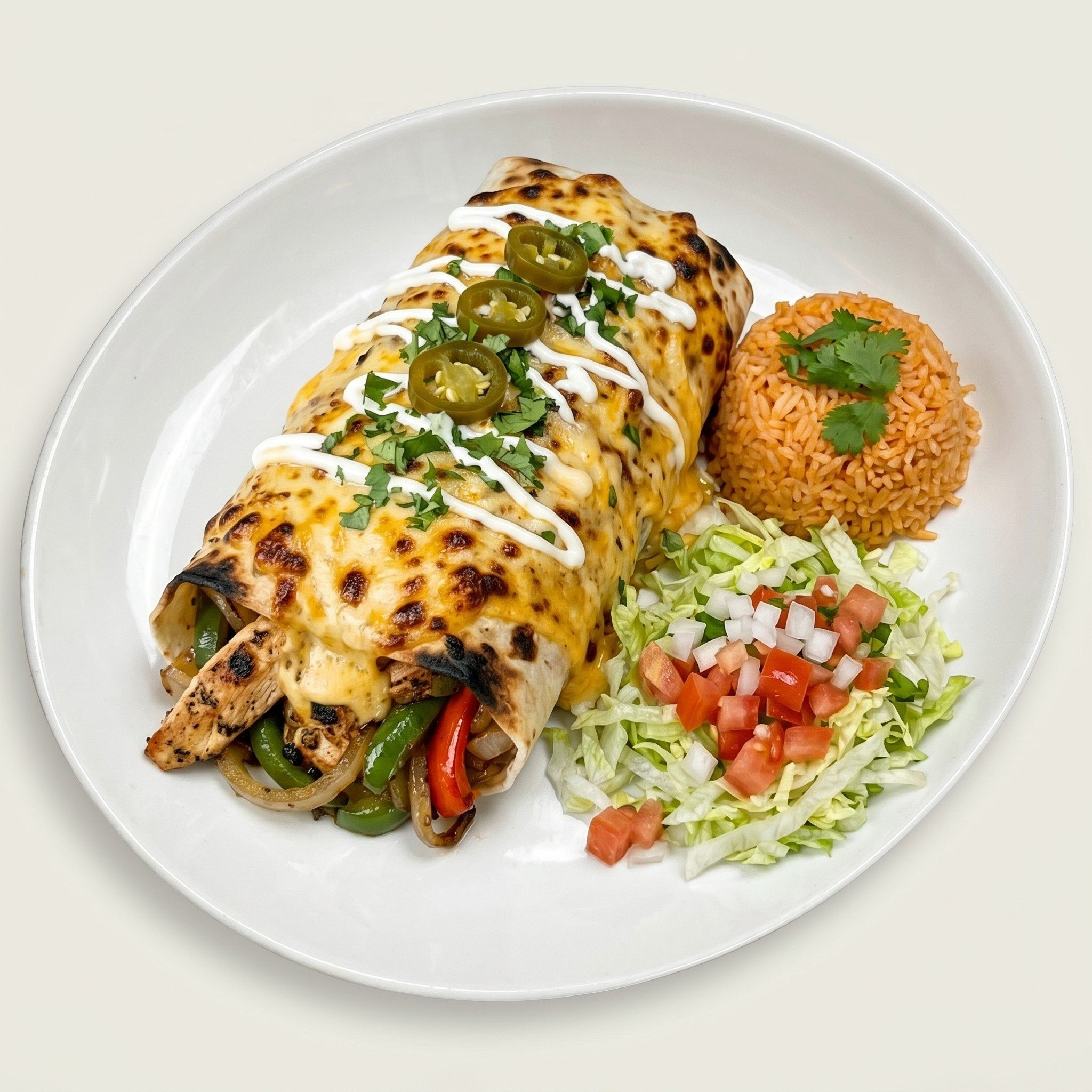 Fajita Burrito.